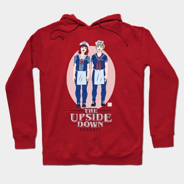 The Upside Down Podcast Scoops Ahoy Hoodie by The Upside Down Podcast